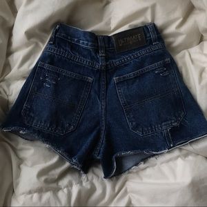 High Waisted Jean Shorts for @ dazzoloqy